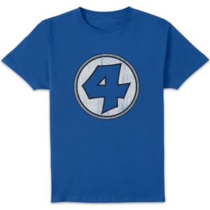 Marvel Fantastic Four Distressed Retro Logo Unisex T-Shirt