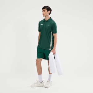ELLESSE ORELO POLO AM DARK GREEN - XL