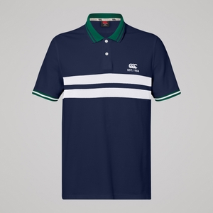 CANTERBURY CHEST STRIPE CCC POLO AM NAVY