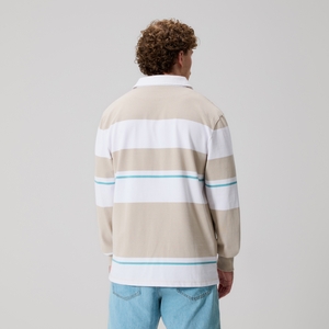 CANTERBURY CCC MULTI STRIPE RUGBY AM TAUPE