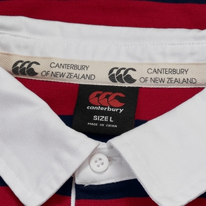 CANTERBURY CCC HOOP RUGBY AM BURGANDY