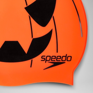 SPEEDO PRNT CAP AU ORANGE/BLACK