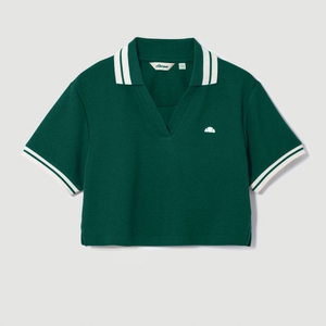 ELLESSE FERNIE POLO SHIRT AF DARK GREEN - 12
