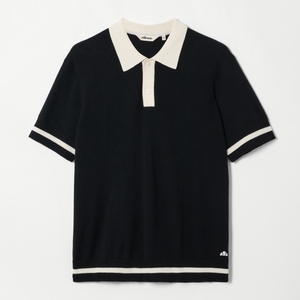 ELLESSE TUCCIA KNIT POLO AM BLACK - XL