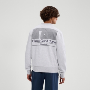 Sweatshirt Club Di Corsa für Herren Hellgrau Meliert