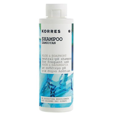 KORRES Aloe & Soapwort Shampoo For Frequent Use (250ml)