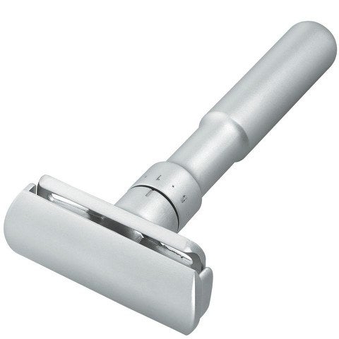 Mushet Steel Razor Merkur Futur Brushed Steel Razor | Mankind