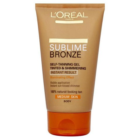 L'Oréal Paris Dermo Expertise Sublime Bronze Instant Self Tanning Gel - Medium (150ml)