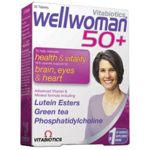 Vitabiotics Wellwoman Health And Vitailty For 50+ (30 Tablets)