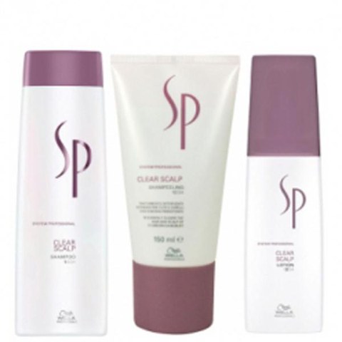 Wella Sp Clear Scalp Treatment Trio (3 Products)