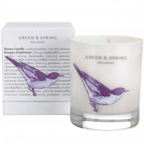 Green & Spring Relaxing Home Candle (235g)