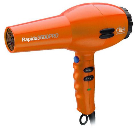 Diva Professional Rapida 3600 2000W Hairdryer - Orange