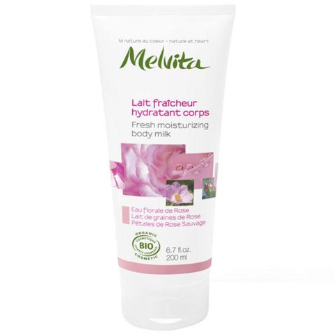 Melvita Rose Nectar Fresh Moisture Body Milk (200ml)