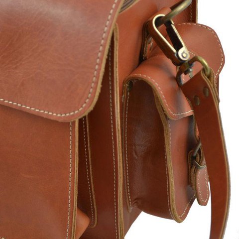 Grafea Leather Camera Bag  - Caramel