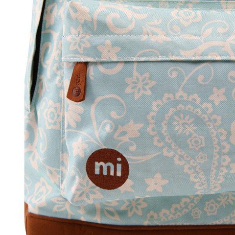 Mi-Pac Vintage Floral Print Backpack - Blue