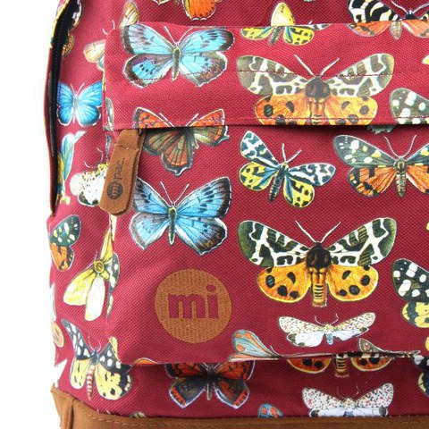 Mi-Pac Butterfly Backpack - Burgundy