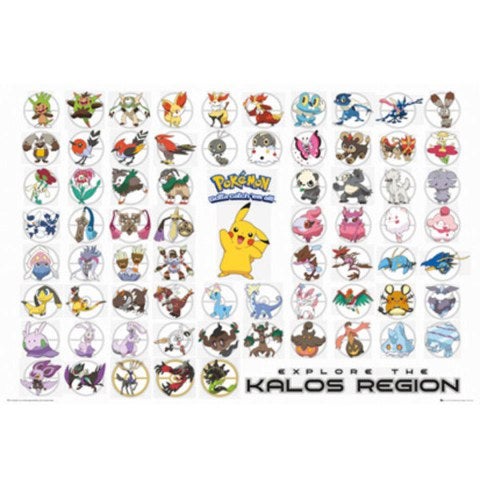 all pokemon regions posters