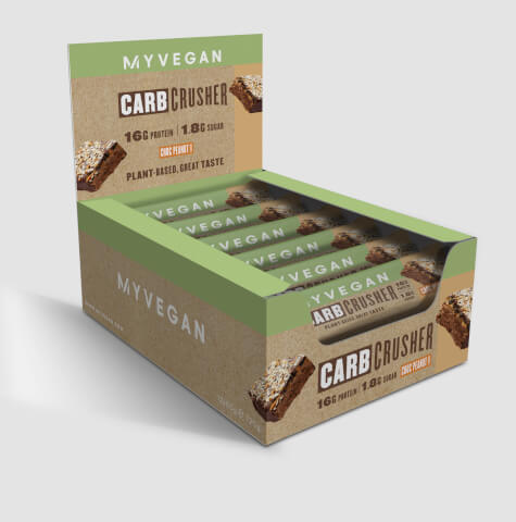 Myprotein Vegan Carb Crusher, Peanut, 12 x 60g (IND)