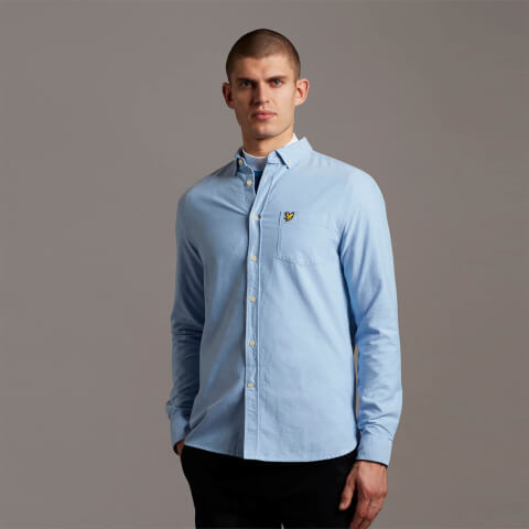 Men's Regular Fit Light Weight Oxford Shirt - Riviera Blue