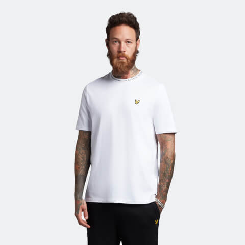 Branded Ringer T-Shirt - White