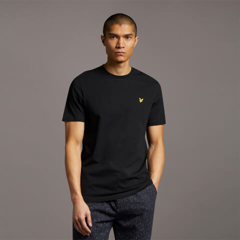 Men's Plain T-Shirt - Jet Black