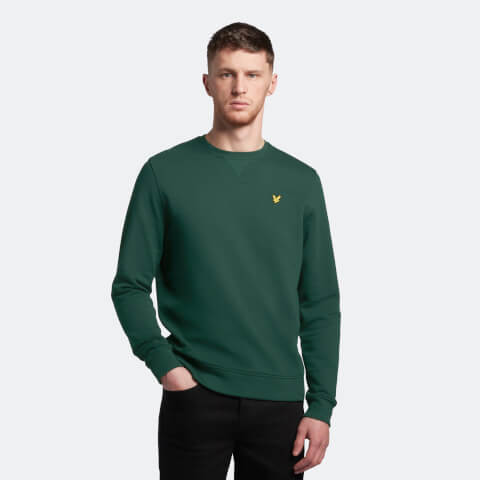 Men's Crew Neck Sweatshirt - Dark Green