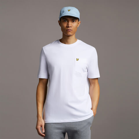 Relaxed Fit T-Shirt with Pocket - White