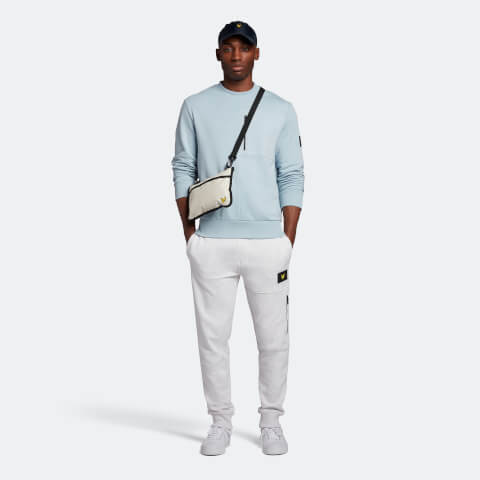 Men's Casuals Pocket Sweat Pant - Marble White