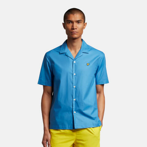 Men's Resort Collar Shirt - Spring Blue