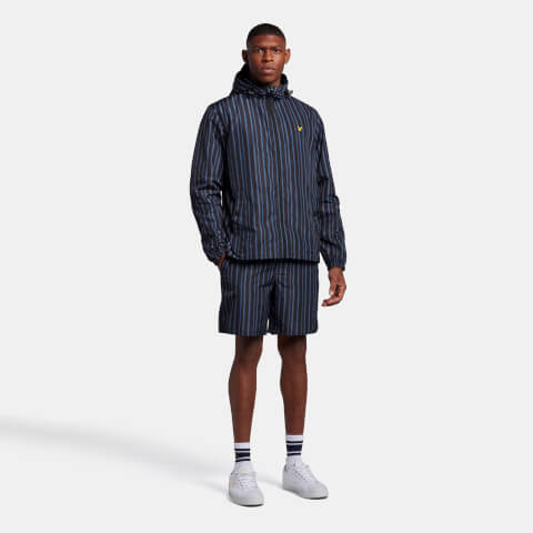 Men's Vertical Stripe Shorts - Slate Blue/ Navy