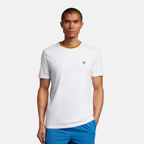 Men's Tipped T-Shirt - White