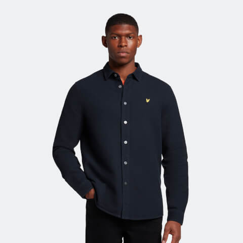Men's Fine Textured Shirt - Dark Navy