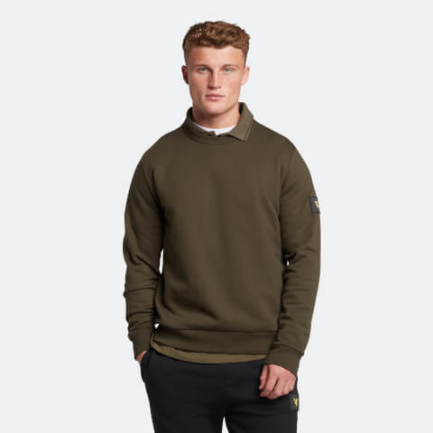 Men's Casuals Long Sleeve Sweatshirt - Olive