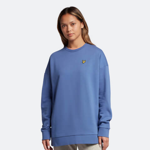 Women's Oversized Sweatshirt - Faded Cobalt