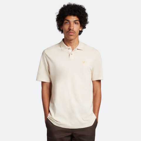 Men's Archive Loose Fit Polo Shirt - Buff White