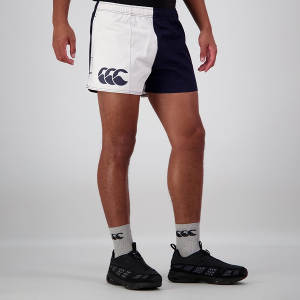 canterbury of new zealand MENS HARLEQUIN SHORT NAVY