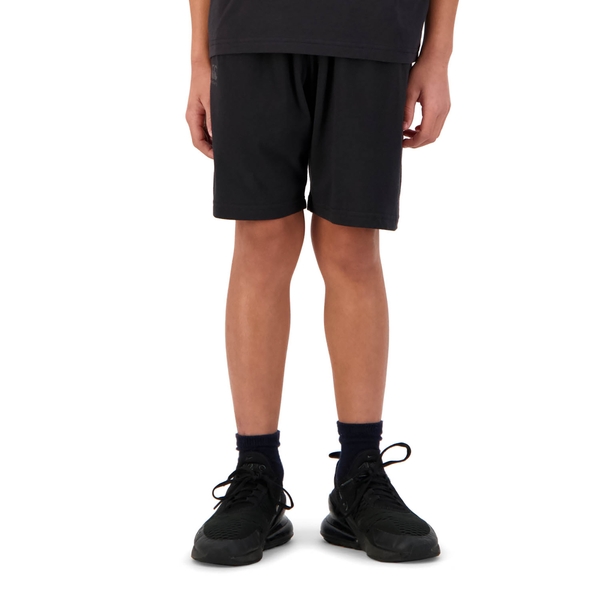 canterbury of new zealand KIDS STAPLE KNIT SHORT BLACK