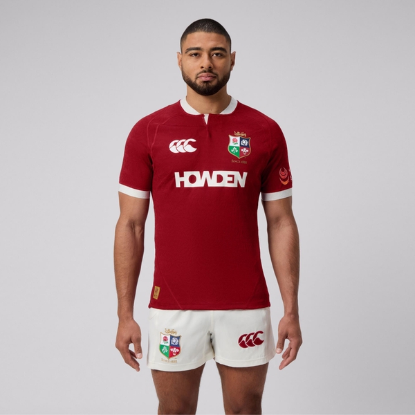 canterbury of new zealand MENS BRITISH & IRISH LIONS CCC PLAYERS JERSEY RED