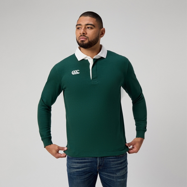 canterbury of new zealand MENS SOLID DYE RUGBY GREEN