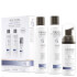 NIOXIN Hair System Kit 6 for Noticeably Thinning, Medium to Coarse, Natural and Chemically Treated Hair (3 products)