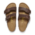 Birkenstock Men's Arizona Double Strap Sandals - Dark Brown
