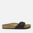 Birkenstock Women's Madrid Slim Fit Single Strap Sandals - Black