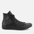 Converse Chuck Taylor All Star Leather Hi-Top Trainers - Black Mono