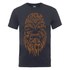 Star Wars Men's Chewbacca Text Head T-Shirt - Charcoal