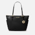 MICHAEL Michael Kors Women's Jet Set East West Top Zip Tote Bag - Black