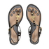 Vivienne Westwood for Melissa Women's Solar 21 Toe Post Sandals - Black Orb