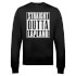 Straight Outta Lapland Christmas Sweatshirt - Black