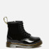 Dr. Martens Toddlers' 1460 T Patent Lamper Lace Up Boots - Black