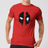 Marvel Deadpool Splat Face T-Shirt - Red Marvel Deadpool Splat Face T-Shirt - Red