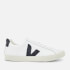 Veja Women's Esplar Leather Trainers - Extra White/Black